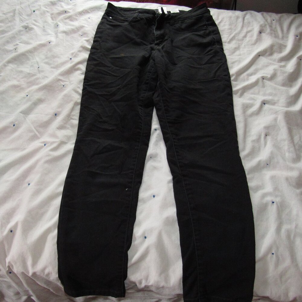 Black High Rise Ankle Jeggings